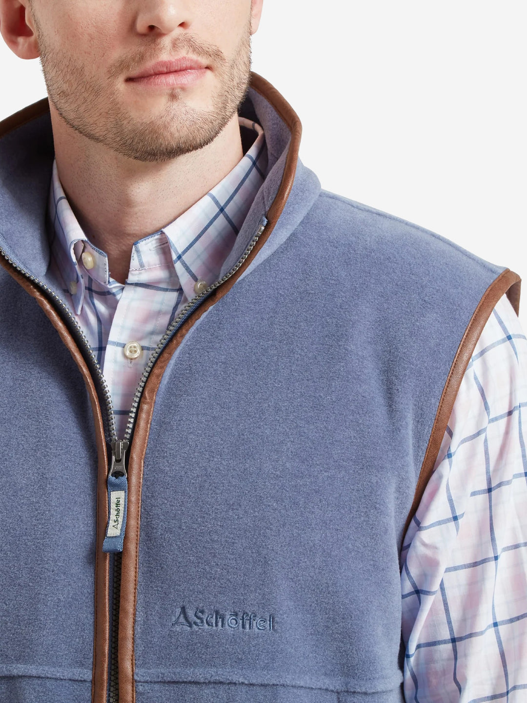 Schoffel Oakham Fleece Gilet Storm Blue