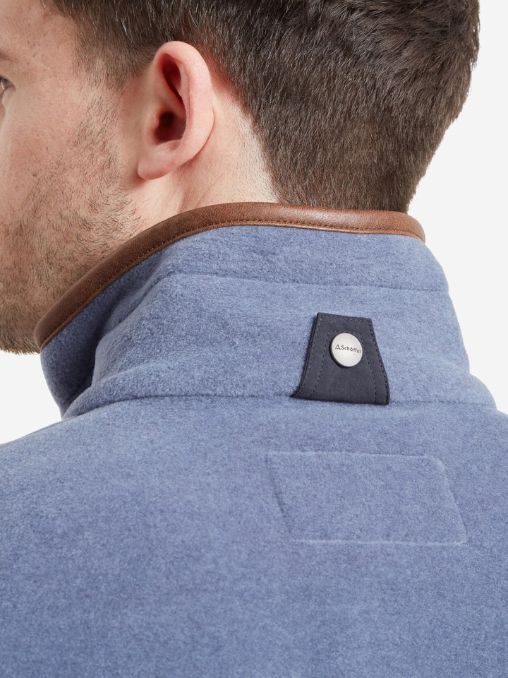 Schoffel Oakham Fleece Gilet Storm Blue