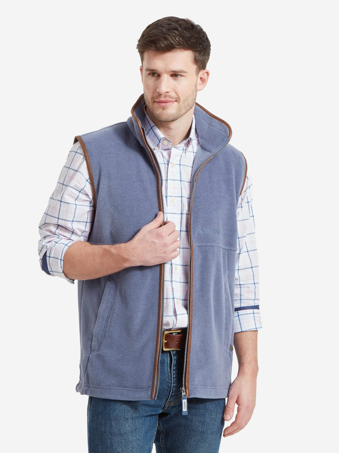 Schoffel Oakham Fleece Gilet Storm Blue