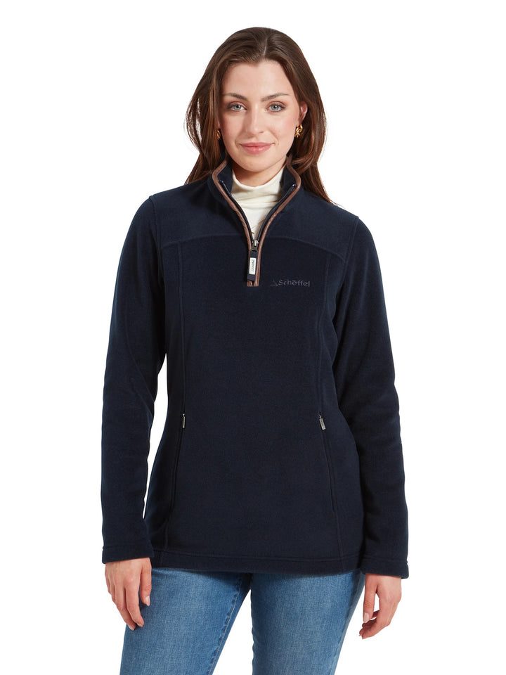 Schoffel Tilton Quarter Zip Fleece Navy