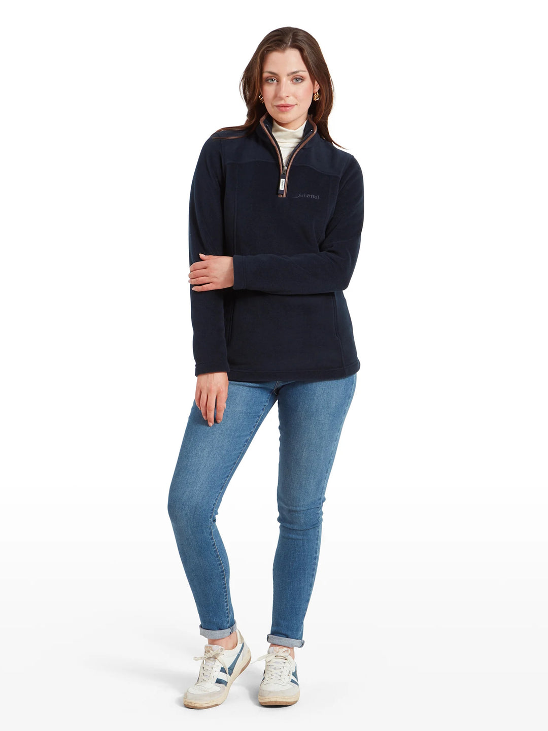 Schoffel Tilton Quarter Zip Fleece Navy