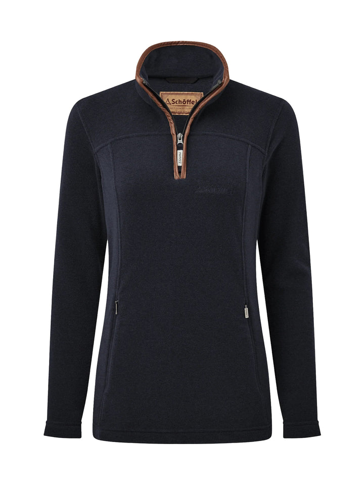 Schoffel Tilton Quarter Zip Fleece Navy