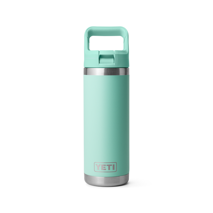 YETI Rambler 18oz (532ml) Flip-Straw Bottle - Seafoam