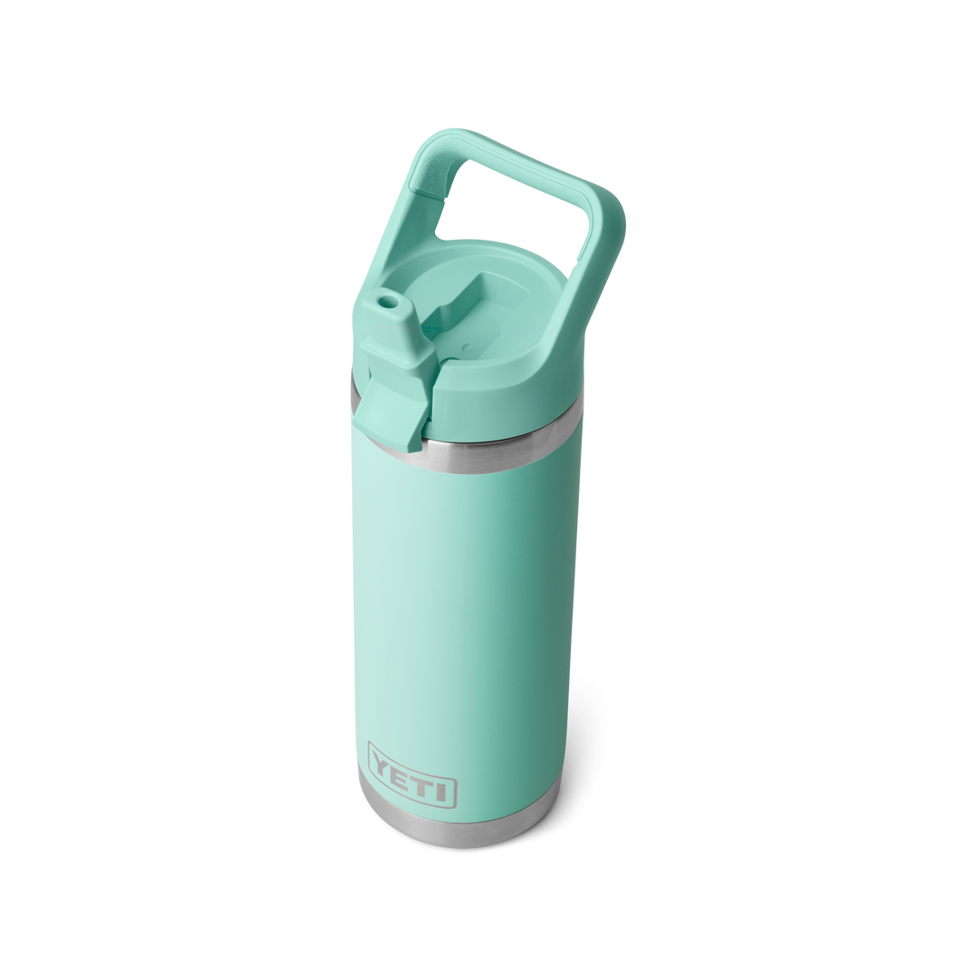 YETI Rambler 18oz (532ml) Flip-Straw Bottle - Seafoam