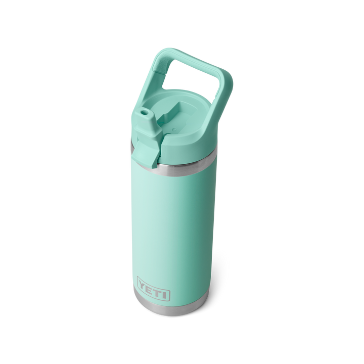 YETI Rambler 18oz (532ml) Flip-Straw Bottle - Seafoam