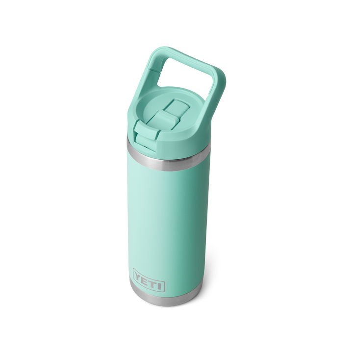 YETI Rambler 18oz (532ml) Flip-Straw Bottle - Seafoam