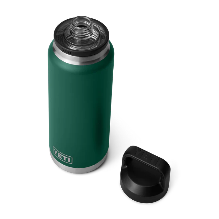 YETI Rambler 36 oz (1 L) Bottle - Black Forest Green