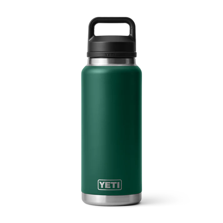 YETI Rambler 36 oz (1 L) Bottle - Black Forest Green