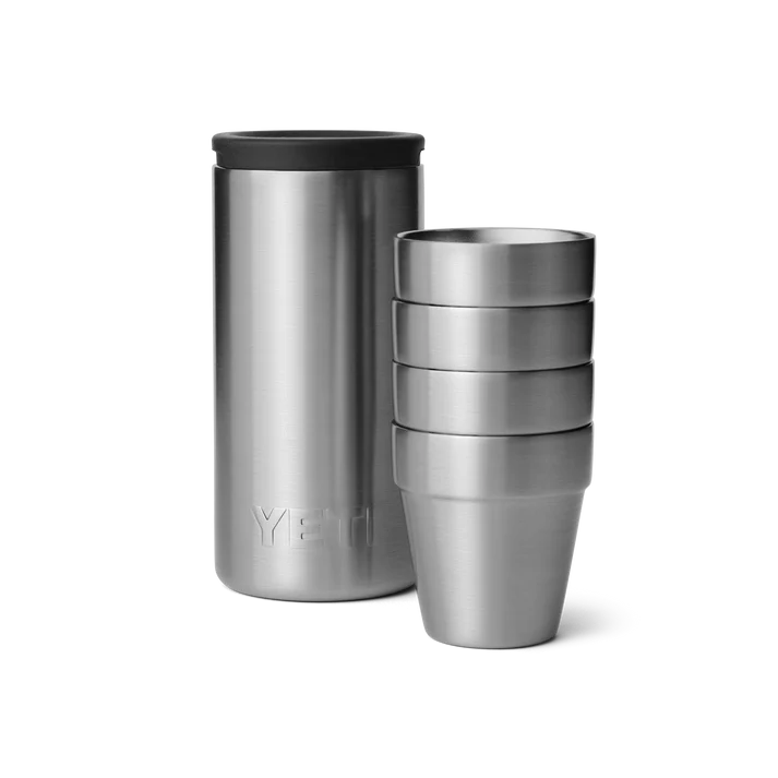 YETI Shot Glasses 4pk - Stainless Steel