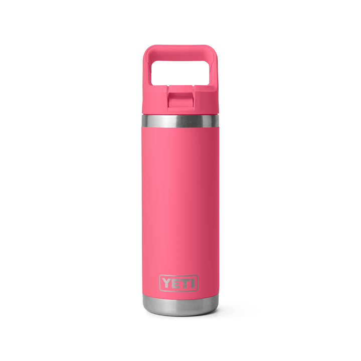 YETI Rambler 18oz (532ml) Flip-Straw Bottle - Tropical Pink