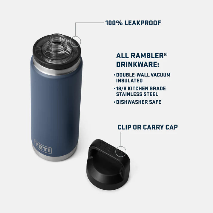 YETI Rambler 26 oz (769 ml) Bottle - Stainless Steel