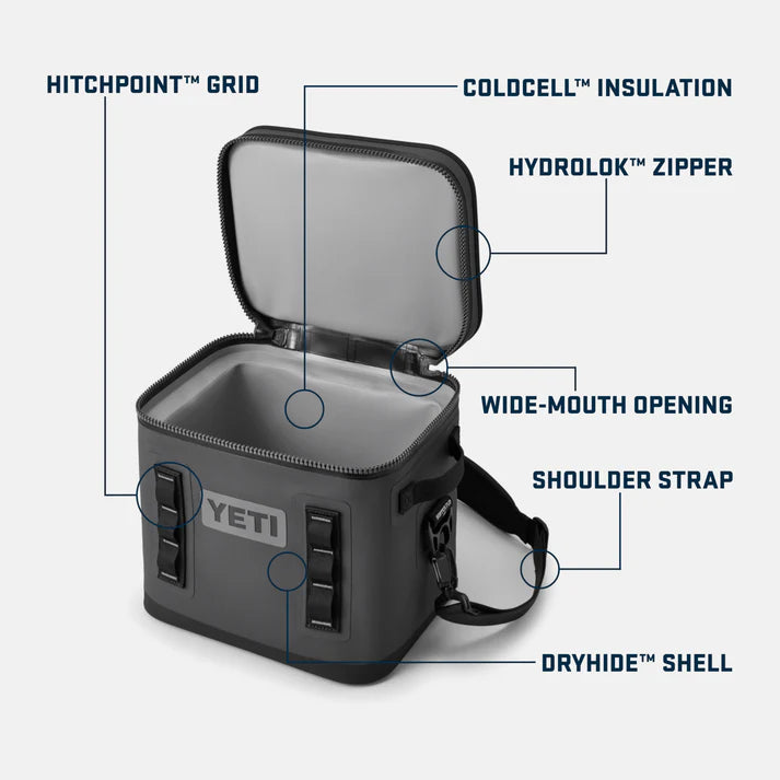 YETI Hopper Flip 12 Cooler - Charcoal