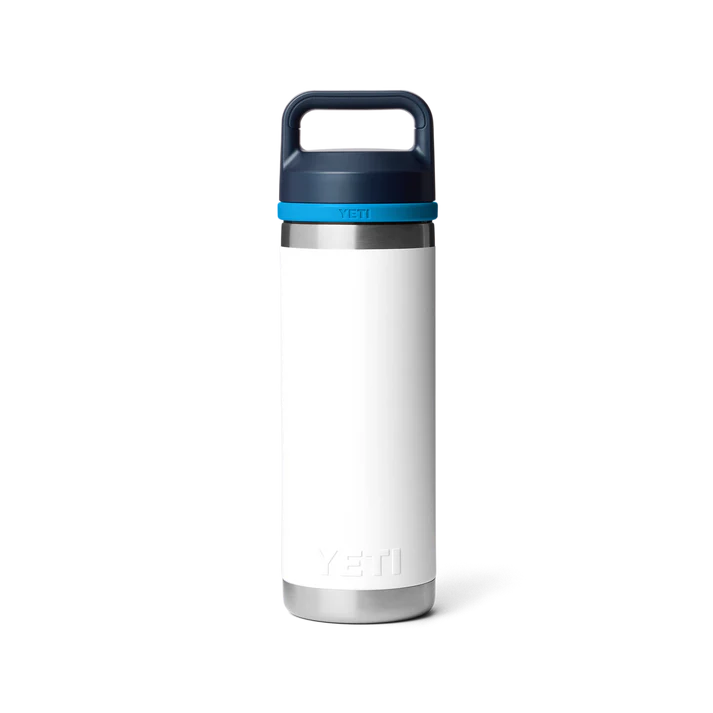 YETI Rambler 18 oz (532 ml) Bottle - White/Blue