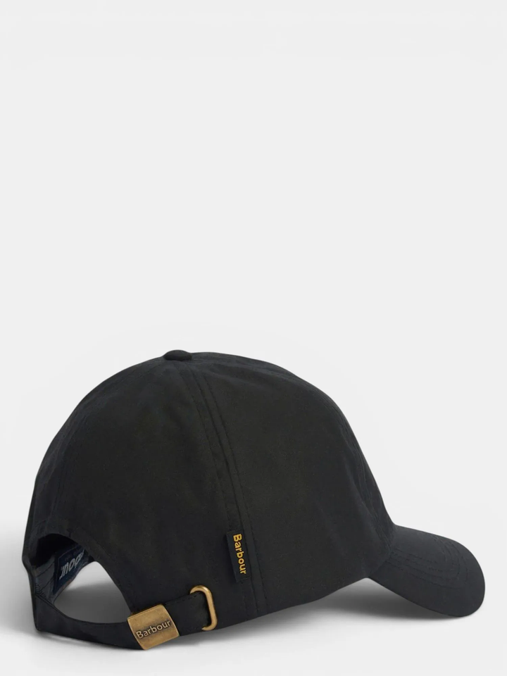 Barbour Wax Sports Cap Black