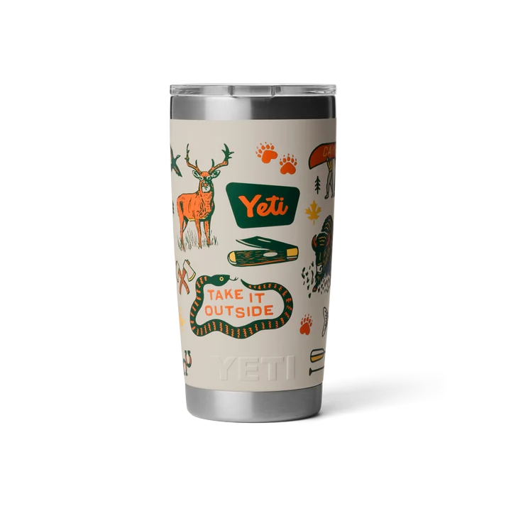 YETI Rambler 20oz (591ml) Coffee Tumbler - Cape Summer Camp