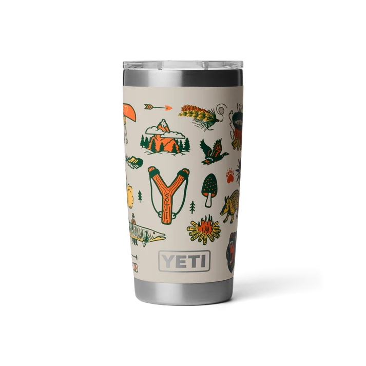 YETI Rambler 20oz (591ml) Coffee Tumbler - Cape Summer Camp