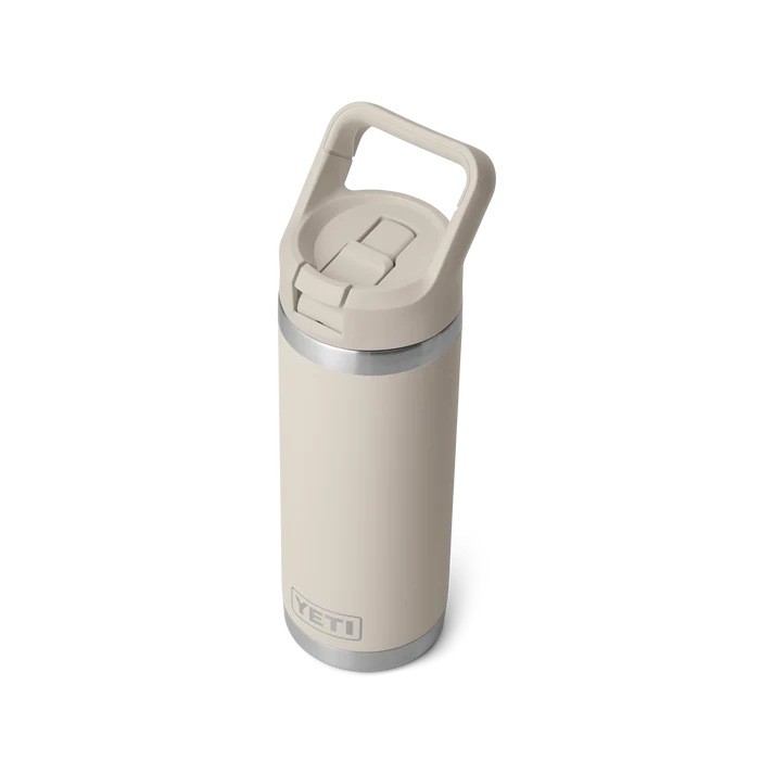 YETI Rambler 18oz (532ml) Flip-Straw Bottle - Cape Taupe