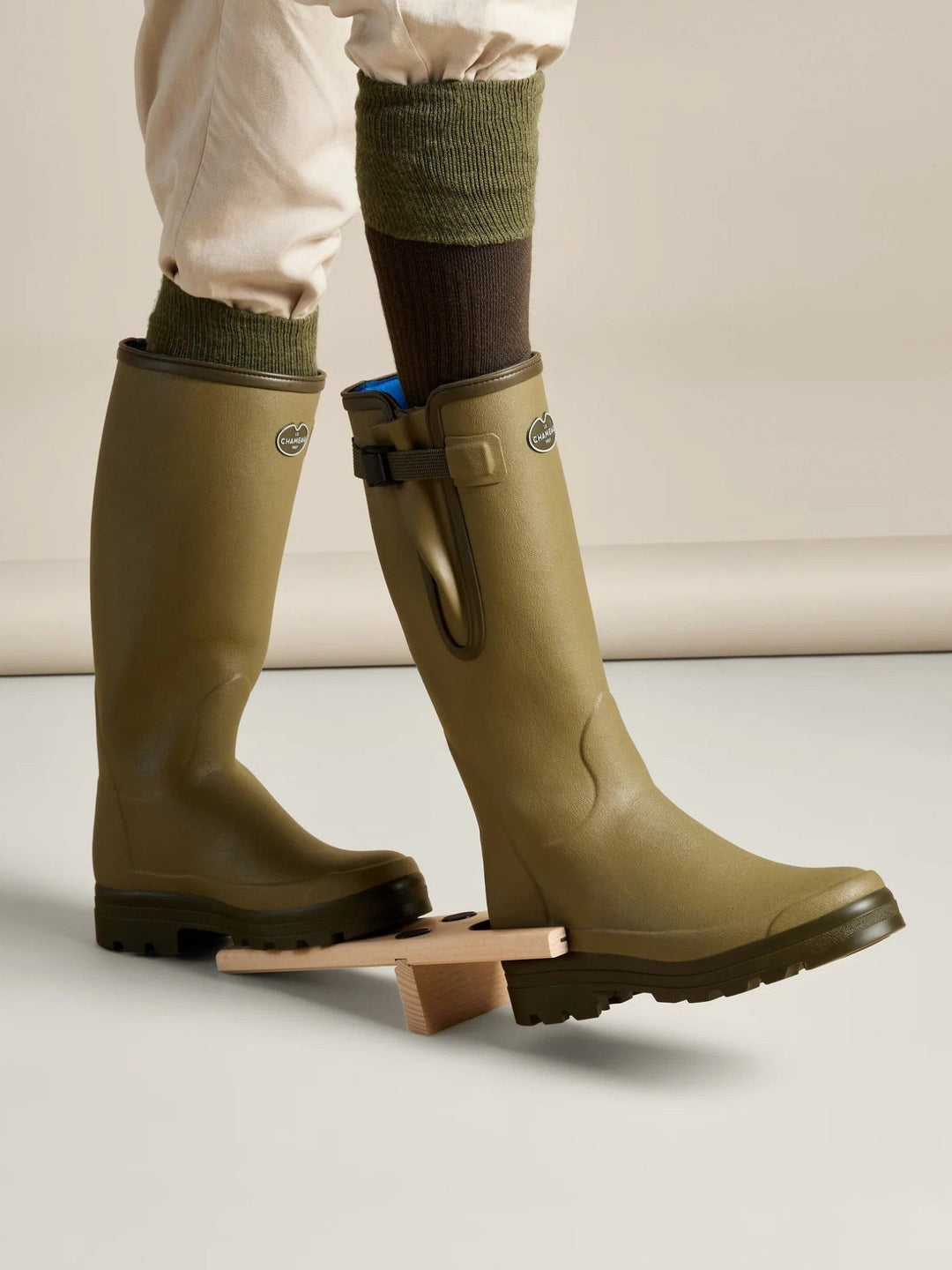 Le Chameau Wooden Boot Jack