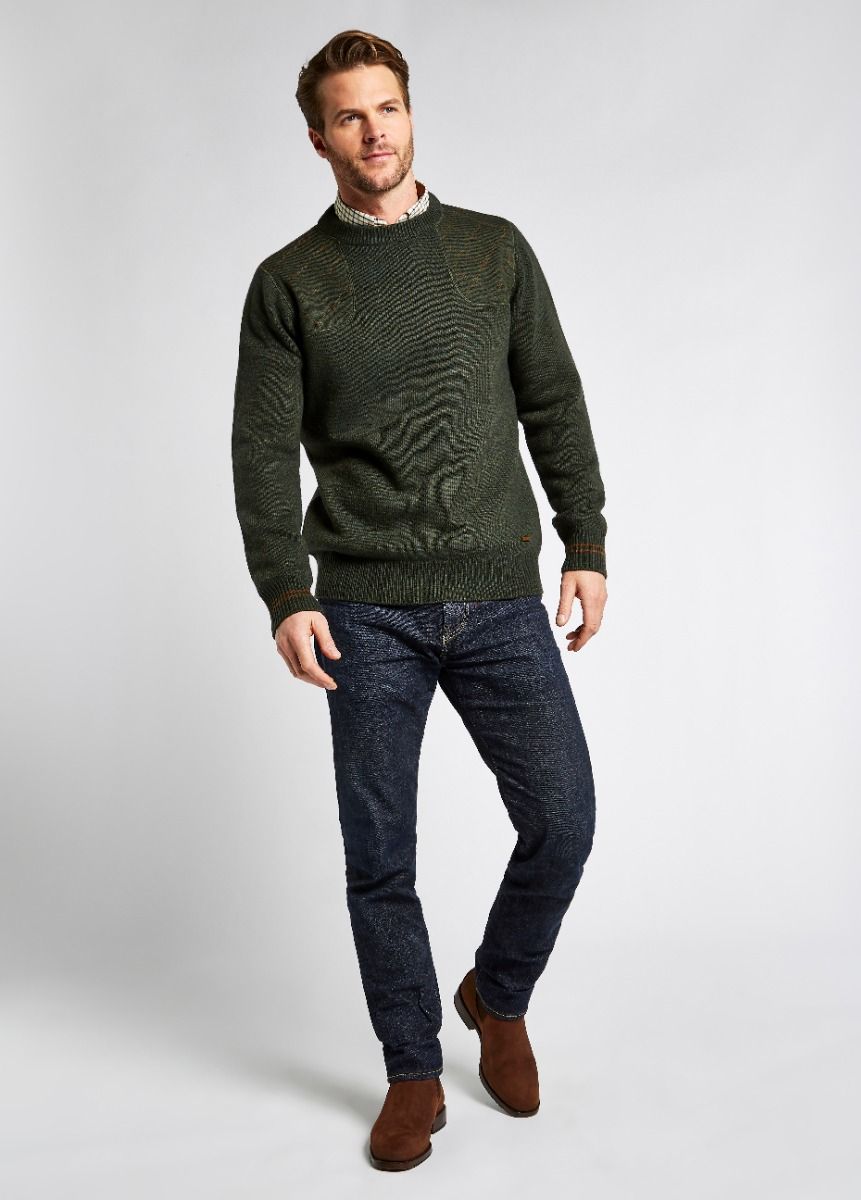 Dubarry Clarinbridge Crew Neck Sweater Olive