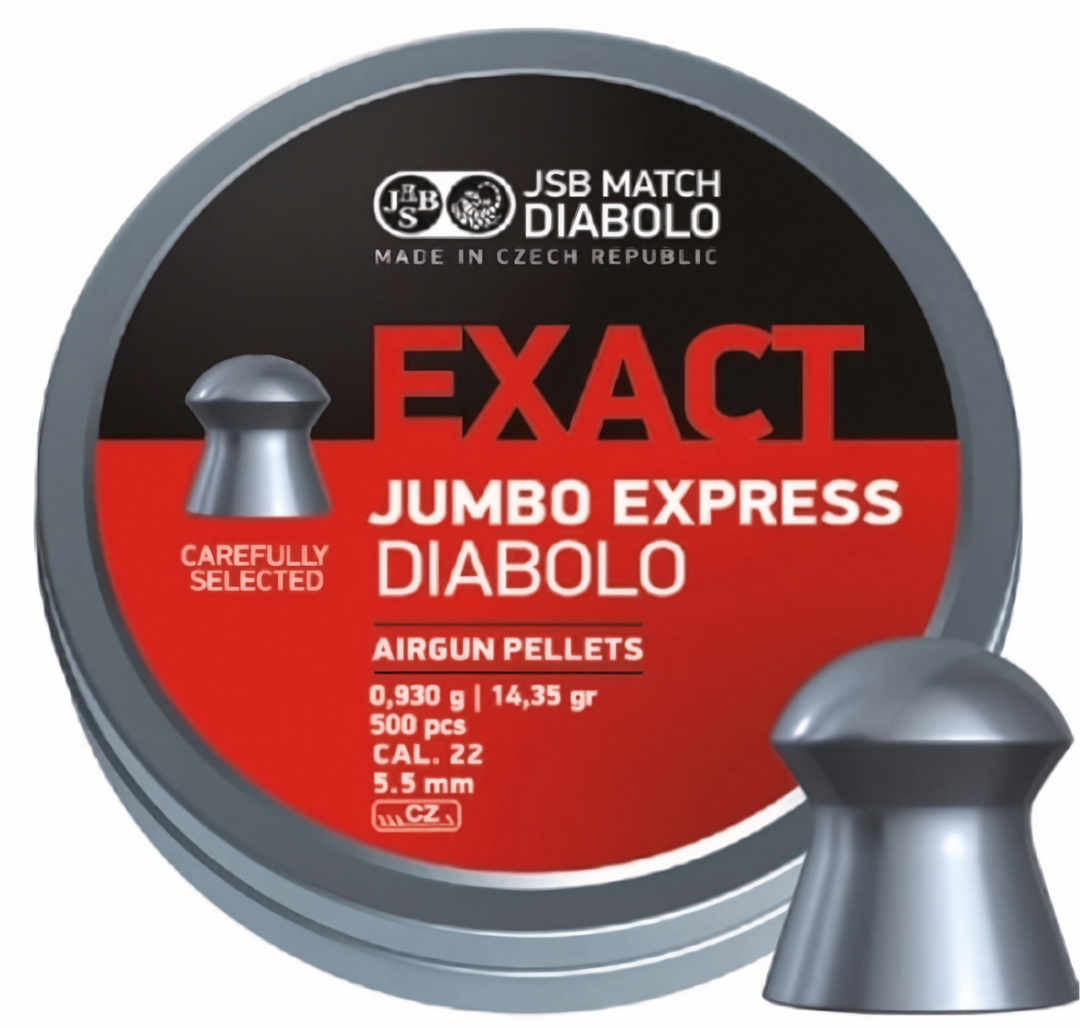 JSB Exact Jumbo Express Diablo Pellets .22 x 500