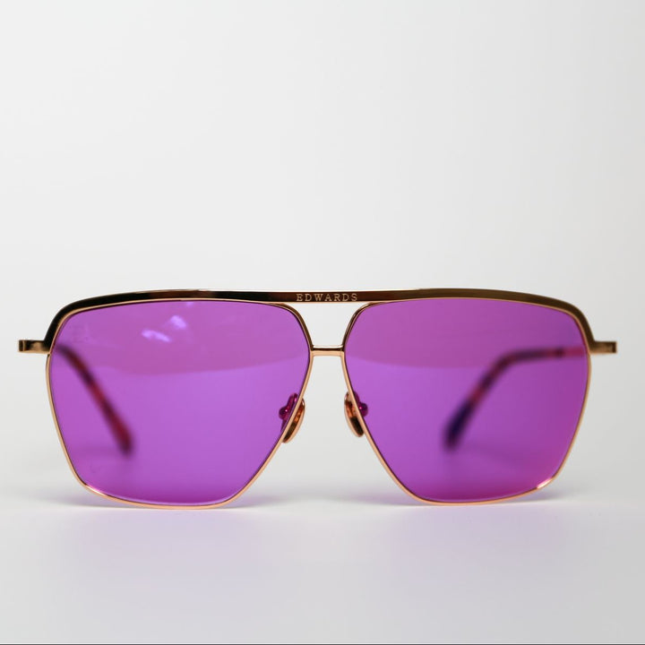 Edwards Eyewear Hiroki 2 - Gold &amp; Amethyst