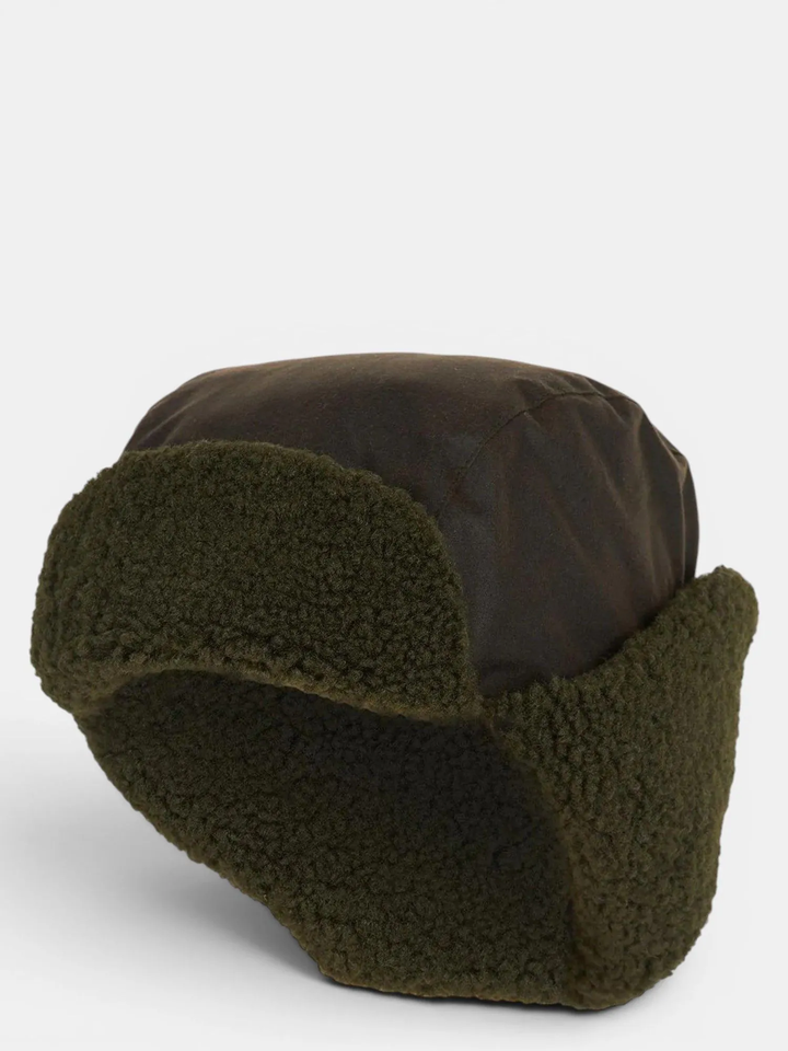 Barbour Morar Wax Trapper Hat Olive