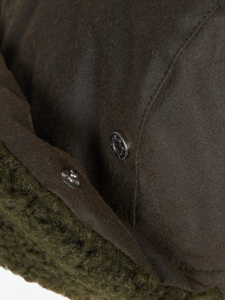 Barbour Morar Wax Trapper Hat Olive