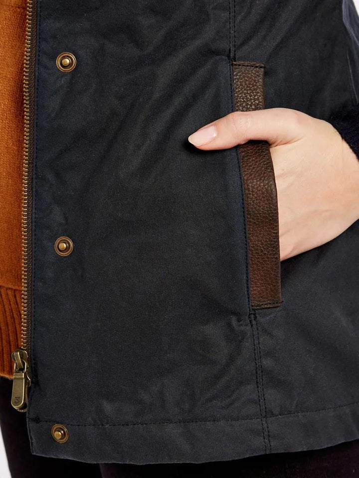 Dubarry Mountrath Waxed Cotton Jacket Navy