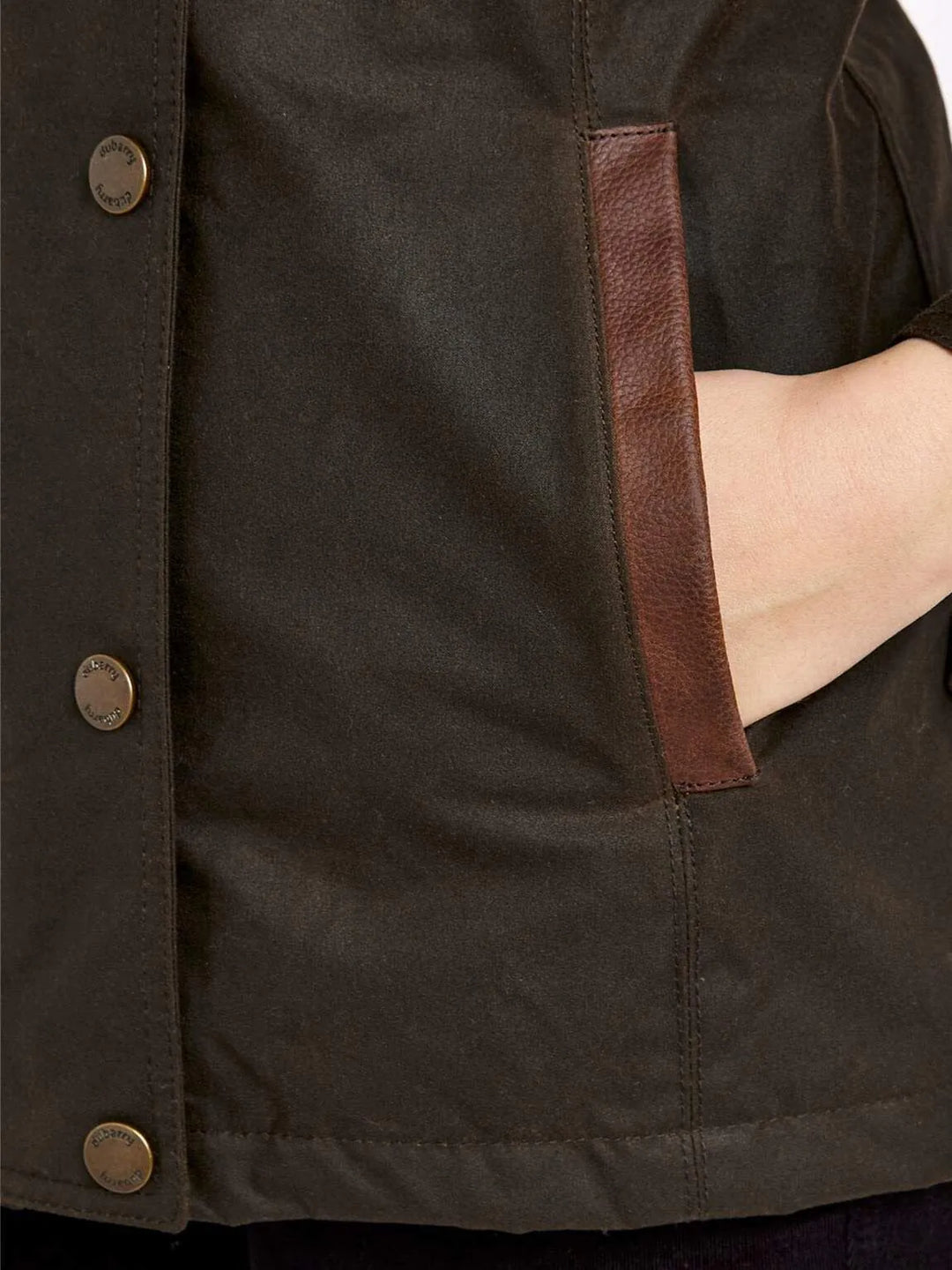 Dubarry Mountrath Waxed Cotton Jacket Olive