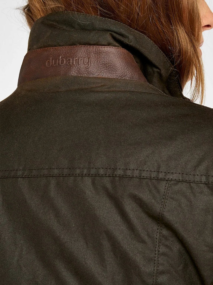 Dubarry Mountrath Waxed Cotton Jacket Olive