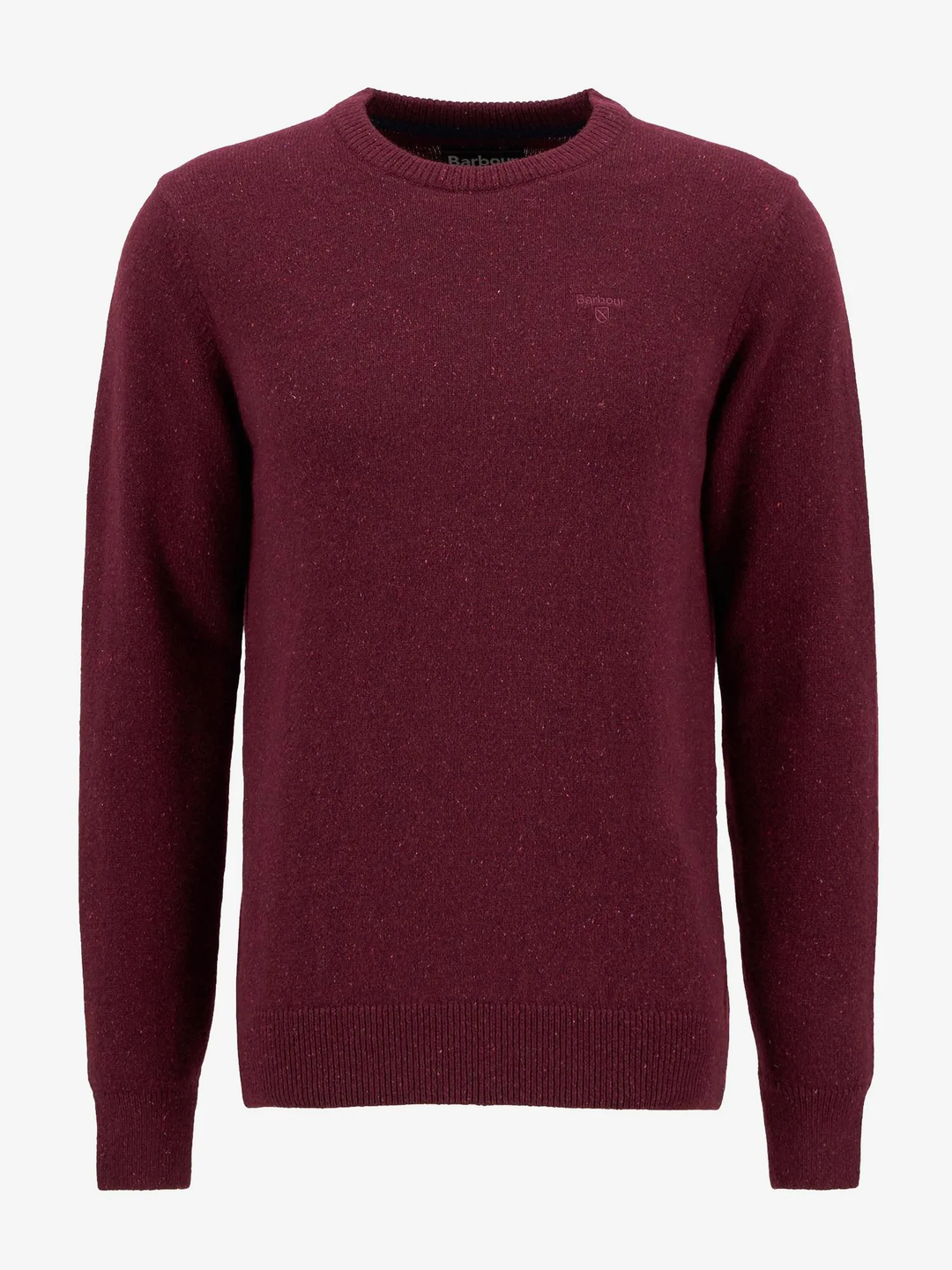 Barbour Essential Tisbury Crew Jumper Ruby