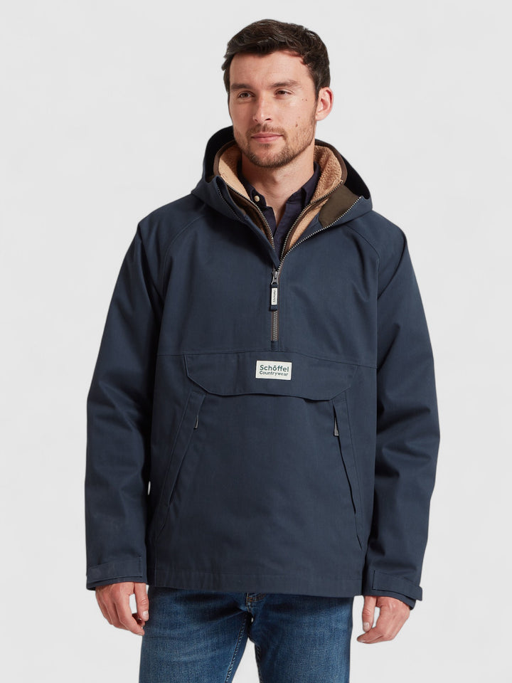 Schoffel Overton Waterproof Anorak Navy