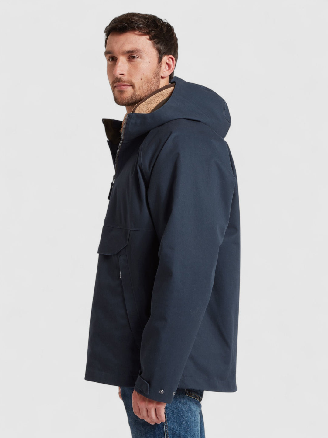 Schoffel Overton Waterproof Anorak Navy