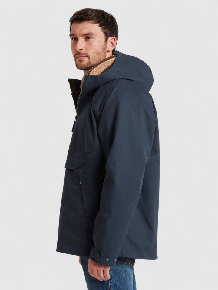 Schoffel Overton Waterproof Anorak Navy