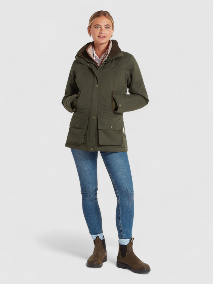 Schoffel Langton Country Coat Dark Woodland