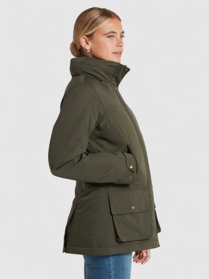 Schoffel Langton Country Coat Dark Woodland