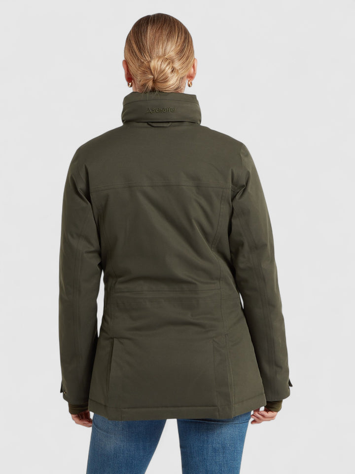 Schoffel Langton Country Coat Dark Woodland