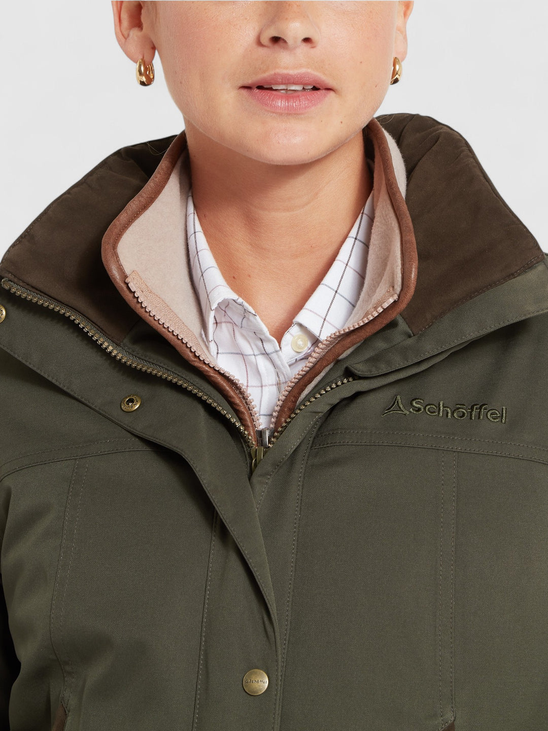 Schoffel Langton Country Coat Dark Woodland