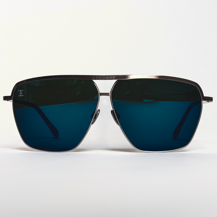 Edwards Eyewear Hiroki 2 Polarised - Antique Silver &amp; Jade