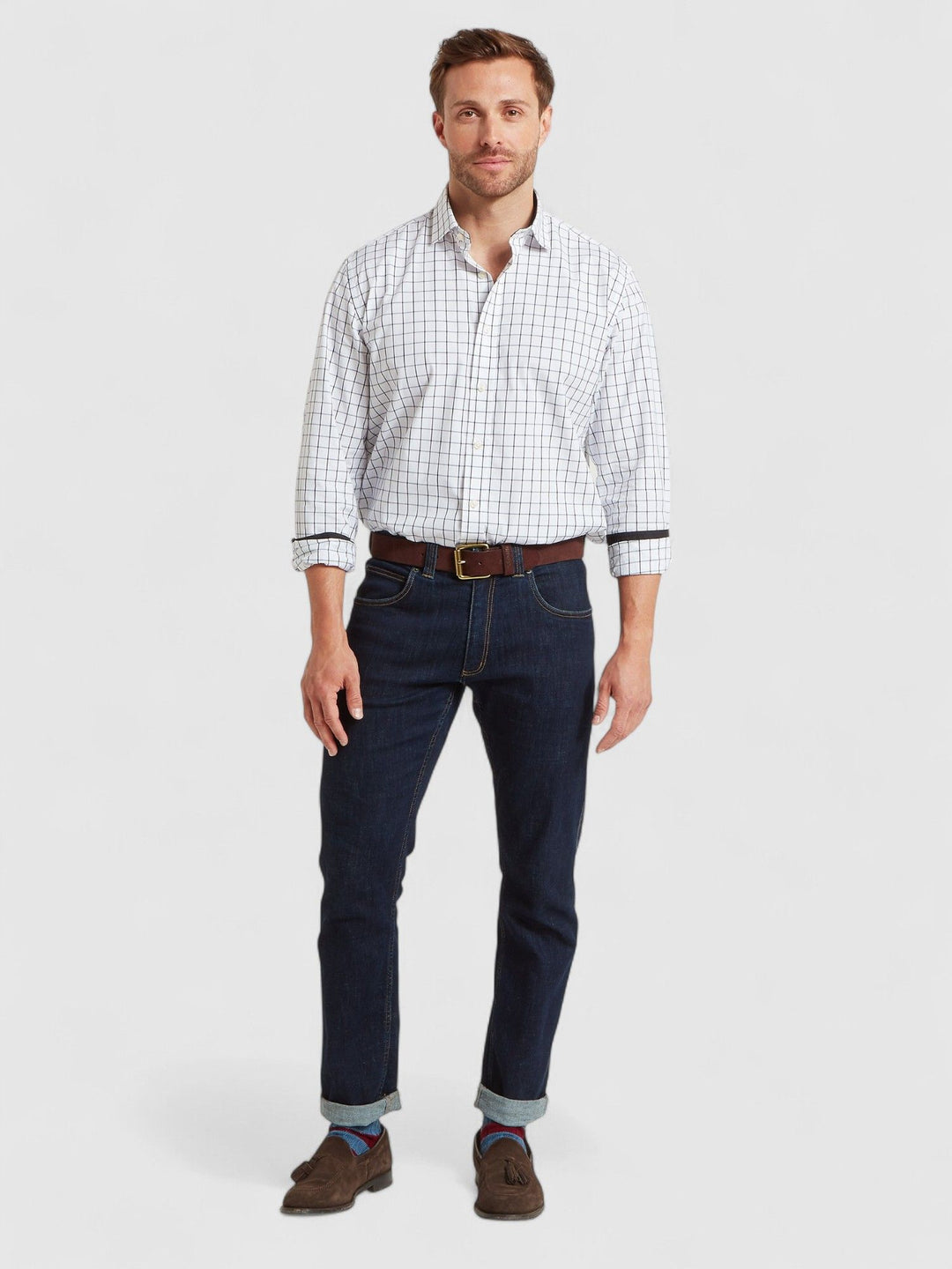 Schöffel Westminster Classic Shirt Navy Check